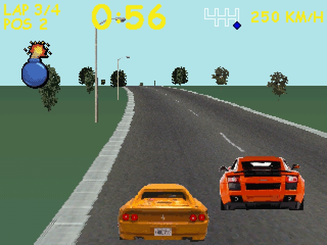 Racer atari screenshot